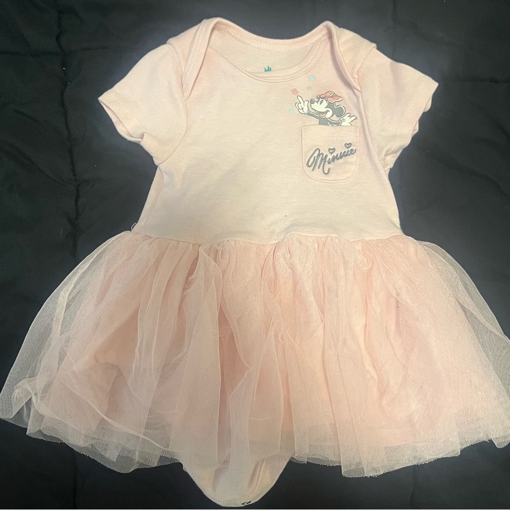 Pink Minnie Mouse Baby Dress
